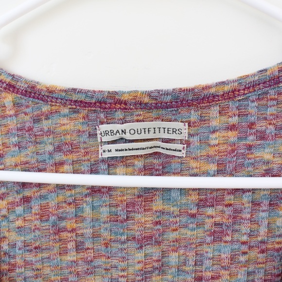 Urban Outfitters multicolor cardigan crop top - Picture 4 of 6